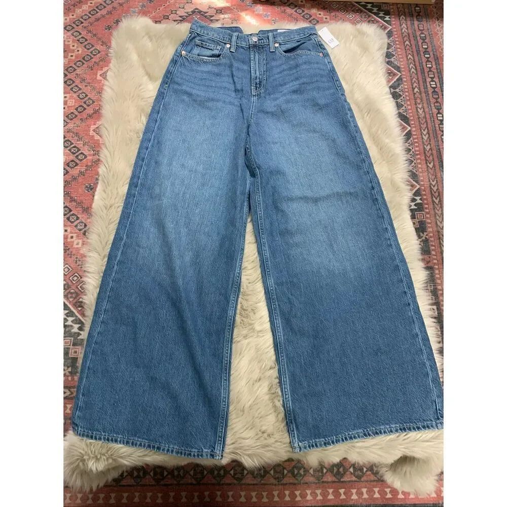 NWT Gap Fast Baggy Sky High Jeans Size 28/6R